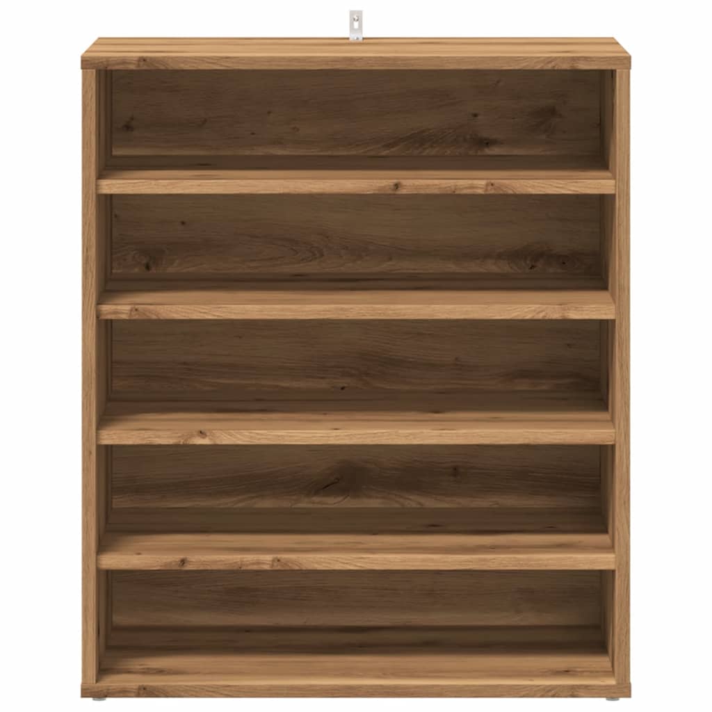skoskab 60x35x70 cm konstrueret træ kunsteg