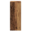 skoskab 60x35x92 cm konstrueret træ antikt eg