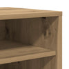 skoskab 60x35x92 cm konstrueret træ kunsteg