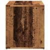 entrébænk 80x40x45 cm konstrueret træ gammelt trælook