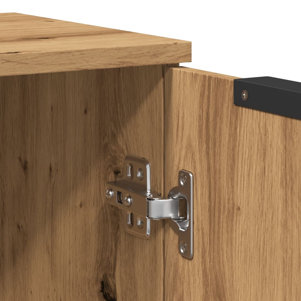 skænk 60x30x70 cm konstrueret træ kunsteg