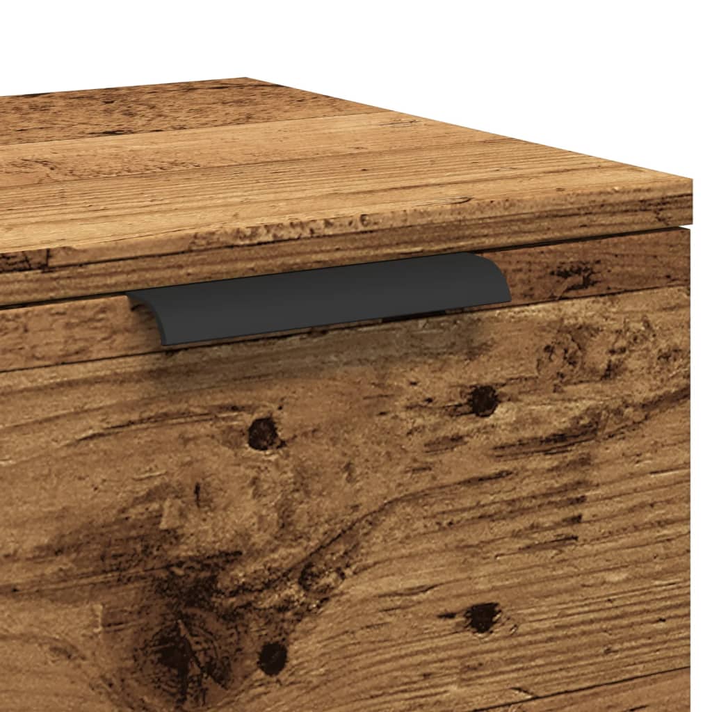 skænk 60x30x70 cm konstrueret træ antikt trælook