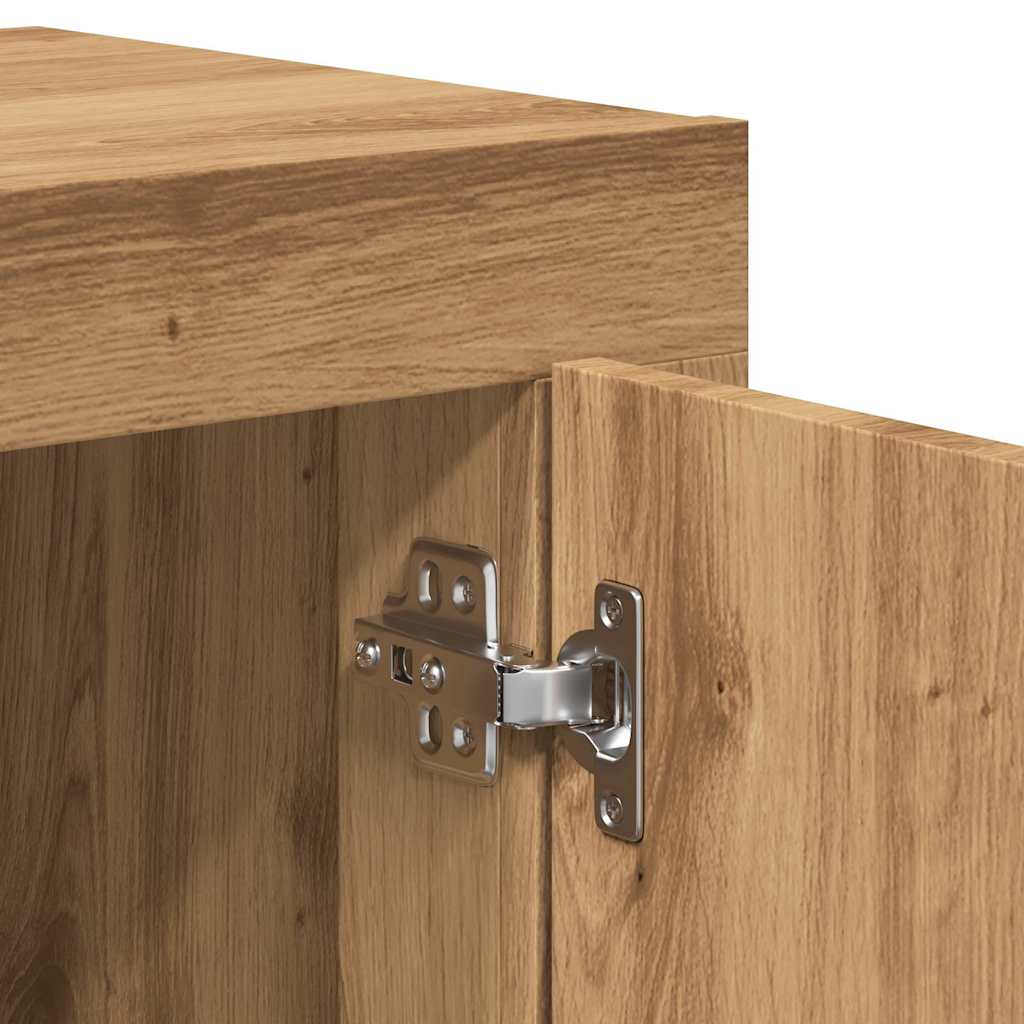 skænk 92x35x75 cm konstrueret træ artisan eg