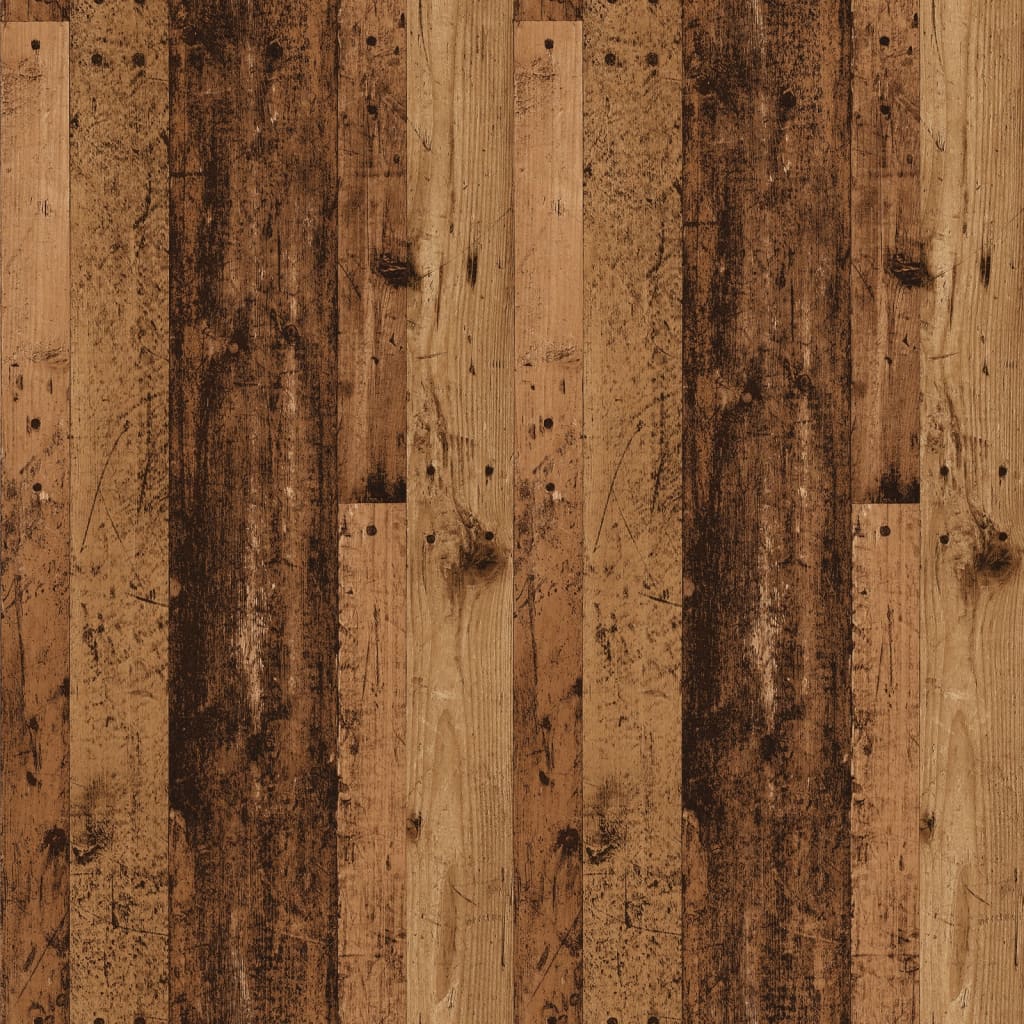 skab 90x34x80 cm konstrueret træ gammelt træ-look
