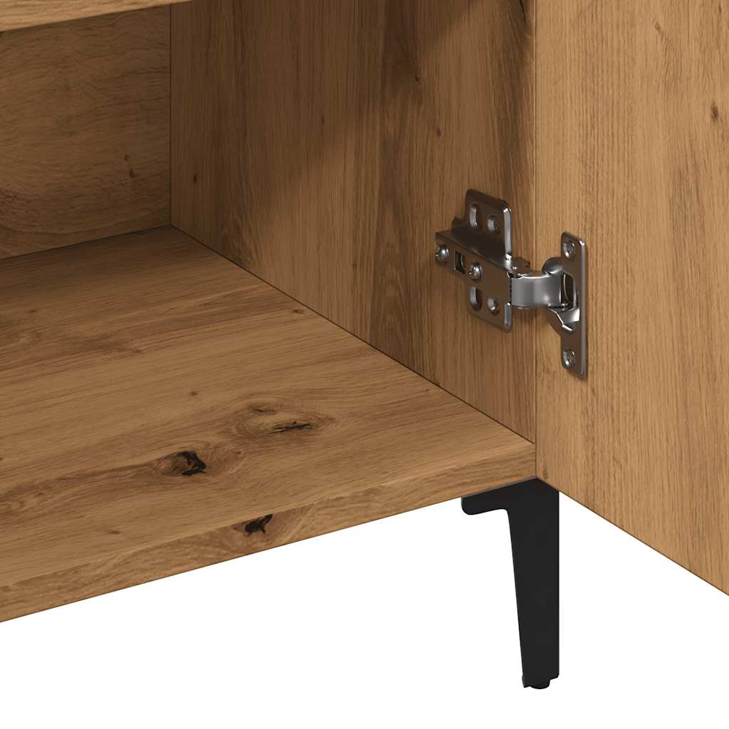 skænk 100x36x60 cm konstrueret træ kunsteg