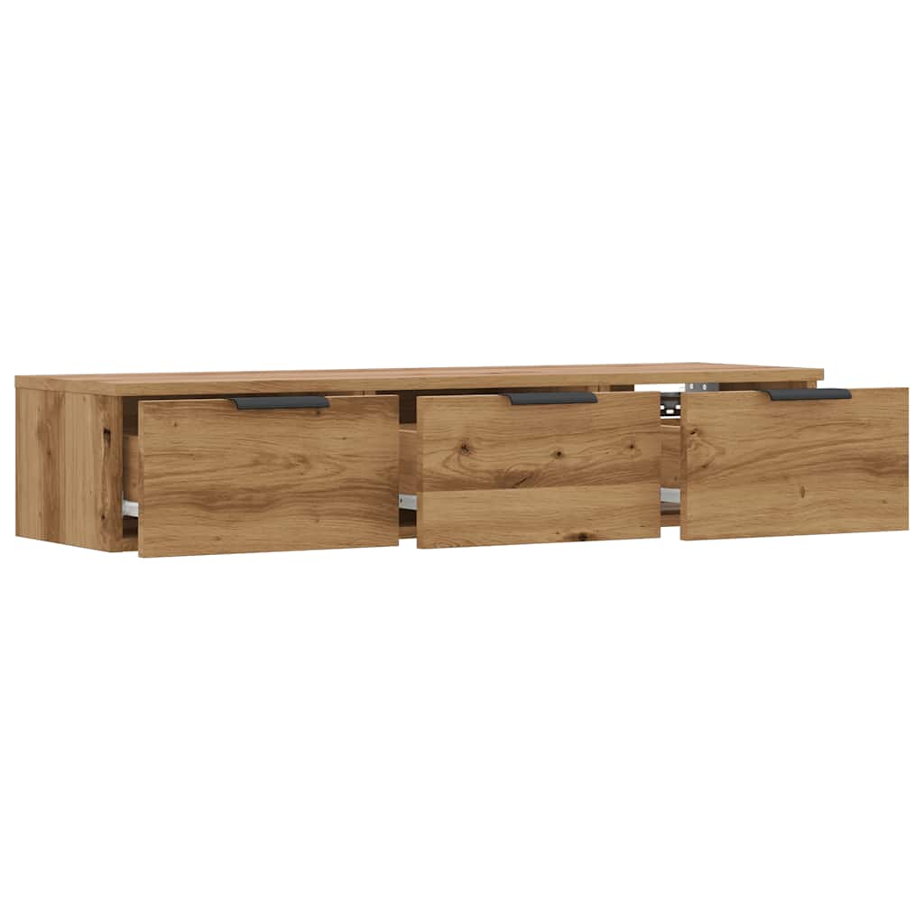 vægskab 102x30x20 cm konstrueret træ kunsteg