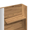 makeupbord med spejl 74,5x40x141 cm kunsteg
