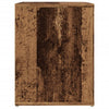 skobænk 100x35x45 cm konstrueret træ antikt træ