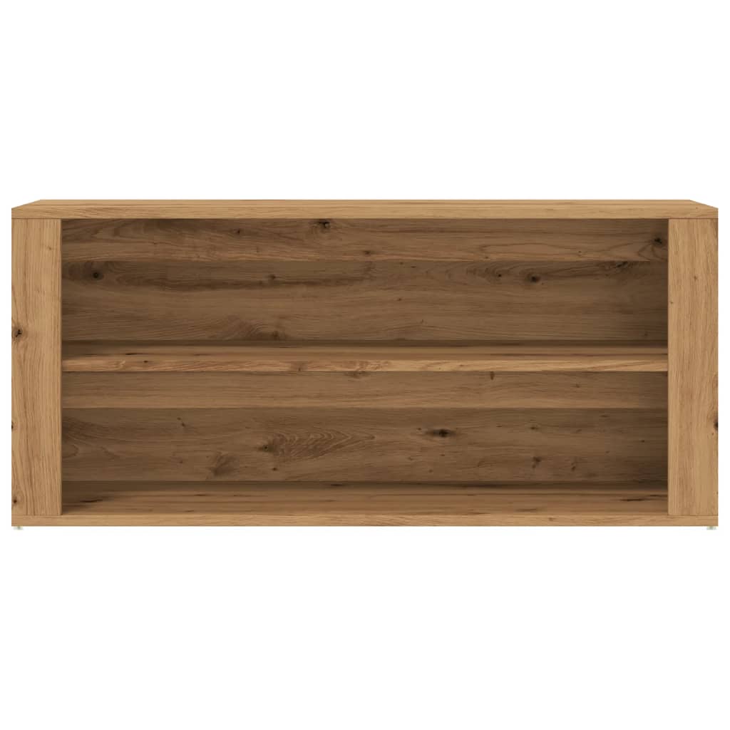 skobænk 100x35x45 cm konstrueret træ kunsteg