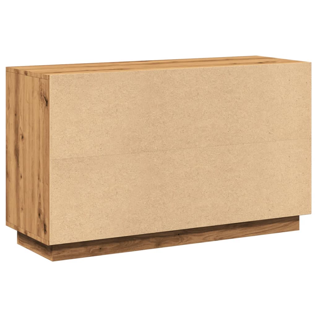 skænk 102x35x60 cm konstrueret træ kunsteg