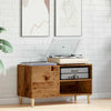 vinylskab 84,5x38x48 cm konstrueret træ antikt trælook