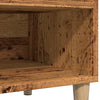 vinylskab 84,5x38x48 cm konstrueret træ antikt trælook