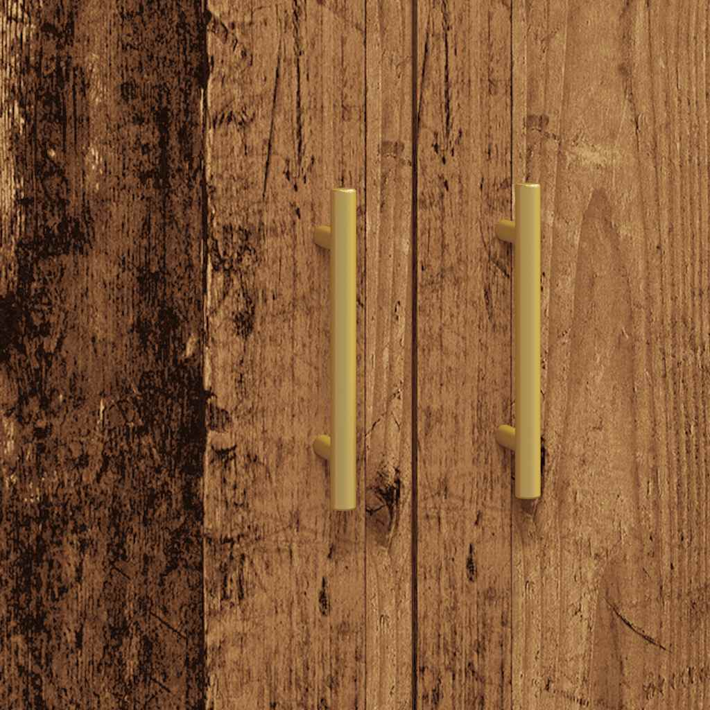 skænk 69,5x34x90 cm konstrueret træ antikt trælook