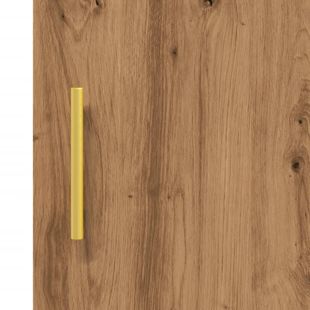 skab 34,5x34x90 cm konstrueret træ kunsteg