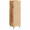 badeværelsesskab 30x30x100 cm konstrueret træ gammelt trælook