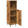 badeværelsesskab 30x30x100 cm konstrueret træ gammelt trælook