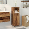 badeværelsesskab 30x30x100 cm konstrueret træ gammelt trælook
