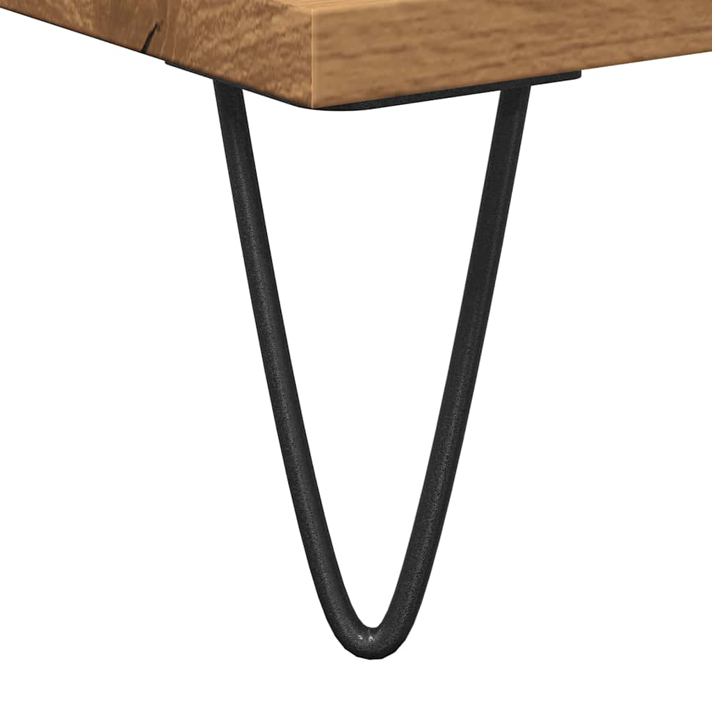underskab til badeværelse 65x33x60 cm konstrueret træ kunsteg