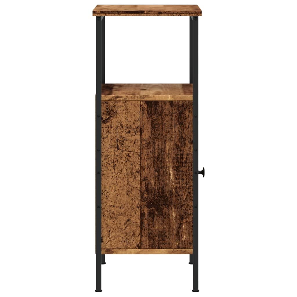 sengeborde 2 stk. 41x31x80 cm konstrueret træ antikt trælook - Flotthjem