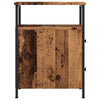 sengeborde 2 stk. 44x45x60 cm konstrueret træ antikt trælook - Flotthjem