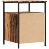 sengeborde 2 stk. 44x45x60 cm konstrueret træ antikt trælook - Flotthjem