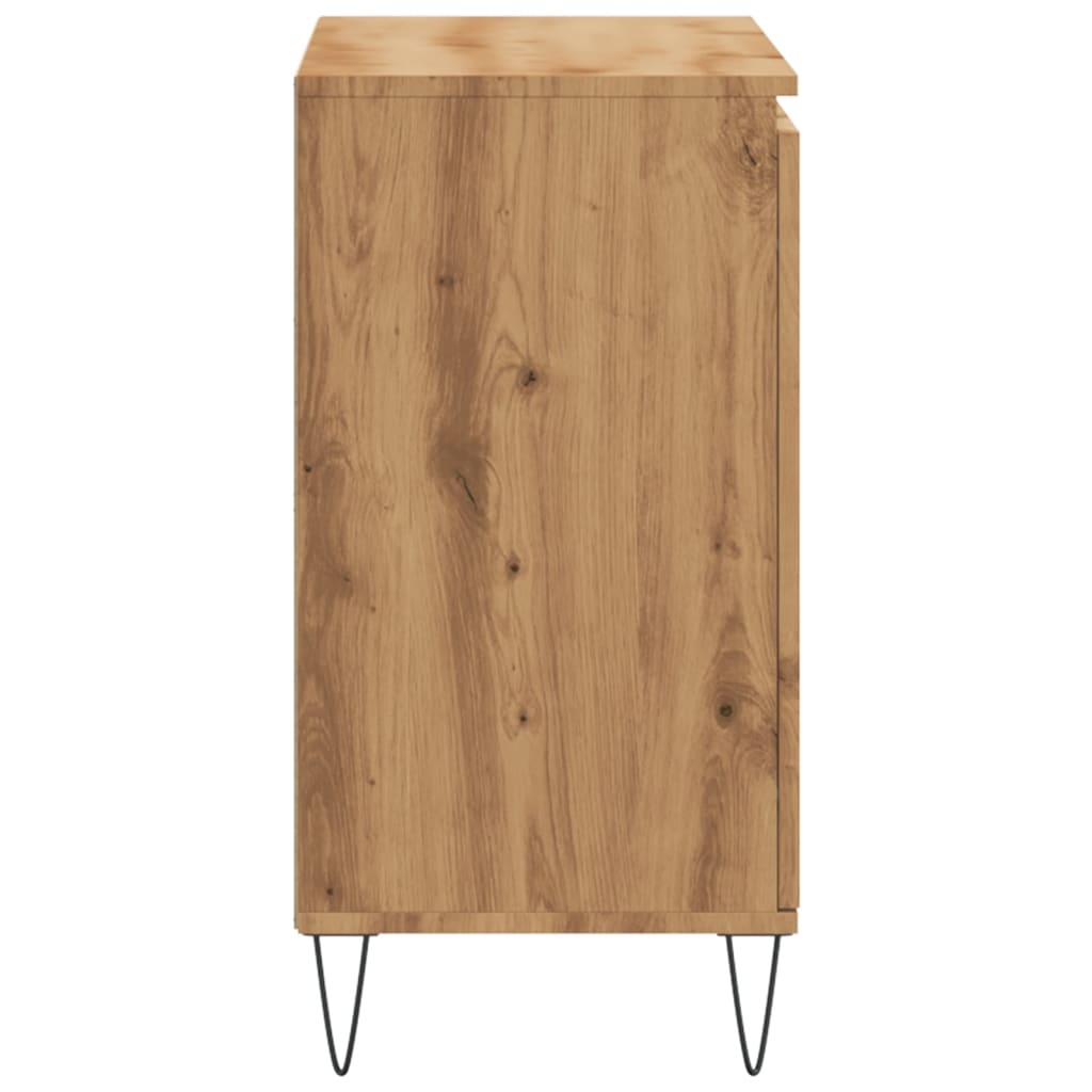 skænk 101,5x35x70 cm konstrueret træ kunsteg