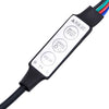 sengebord med LED-lys 40x39x48,5 cm antikt træ - Flotthjem