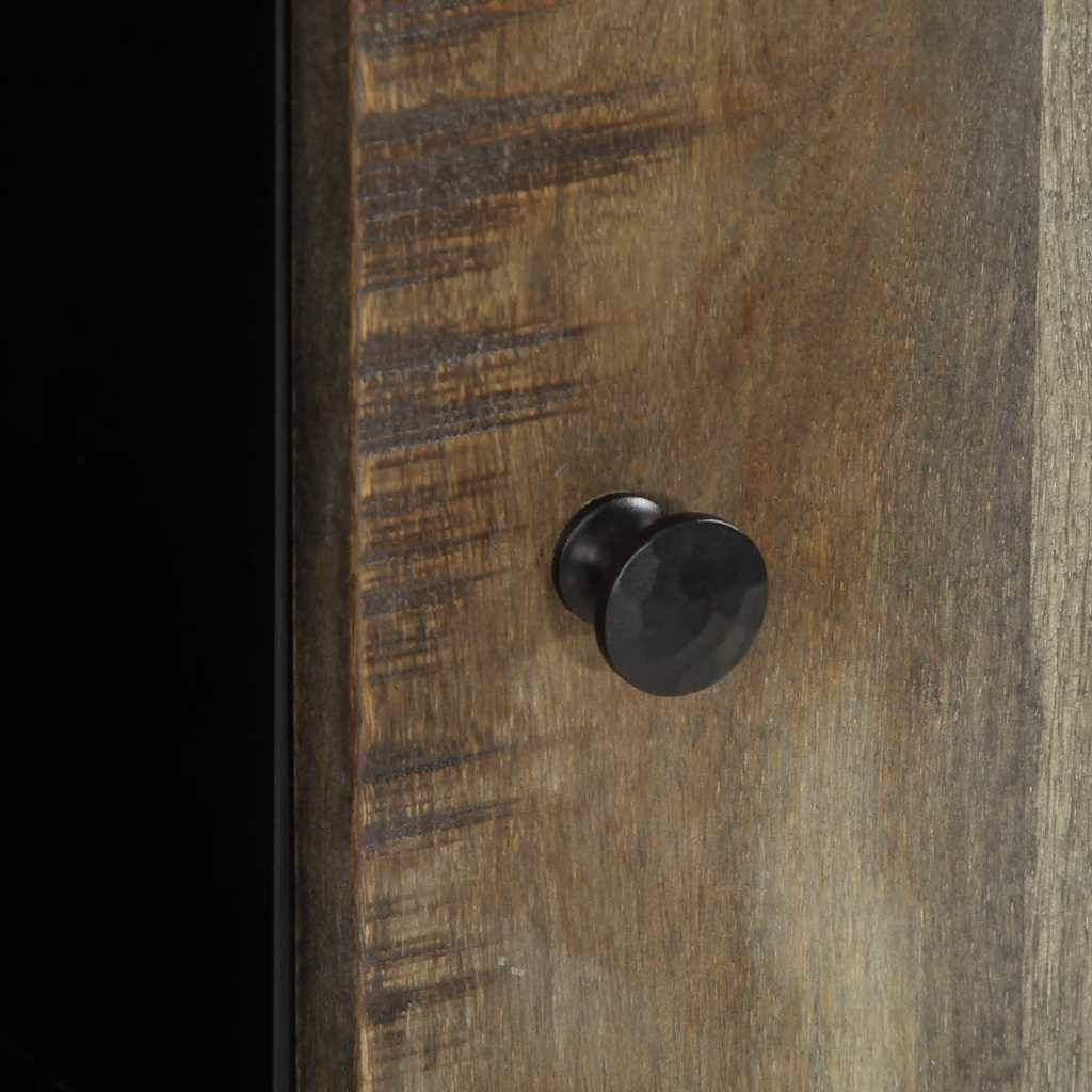 skænk 90x33x75 cm massivt mangotræ