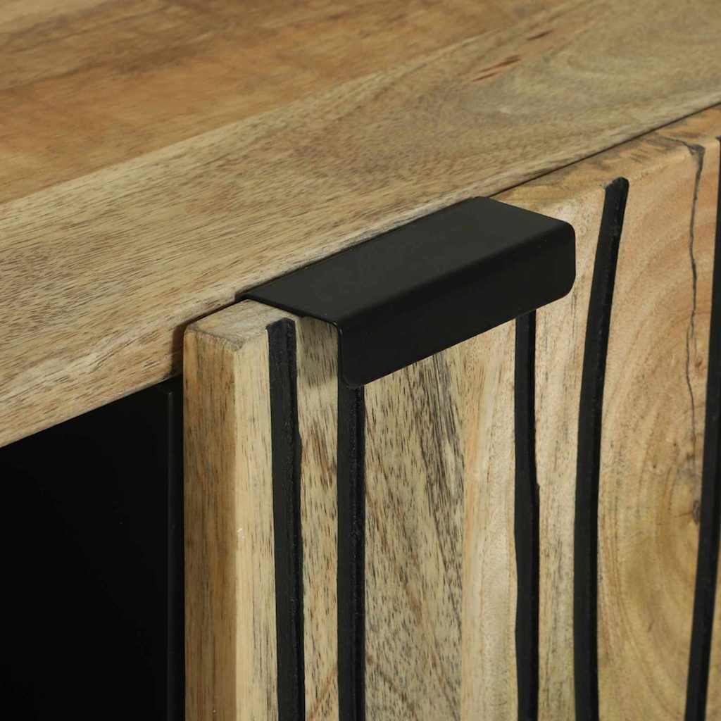 Skab Brun 90 x 33 x 75 cm Massivt mangotræ