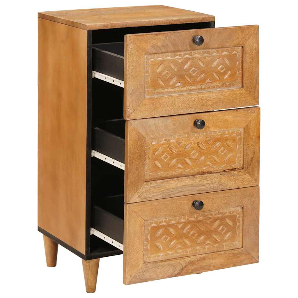 Sideboard med skuffe Lysebrun 33.5 x 40 x 75 cm