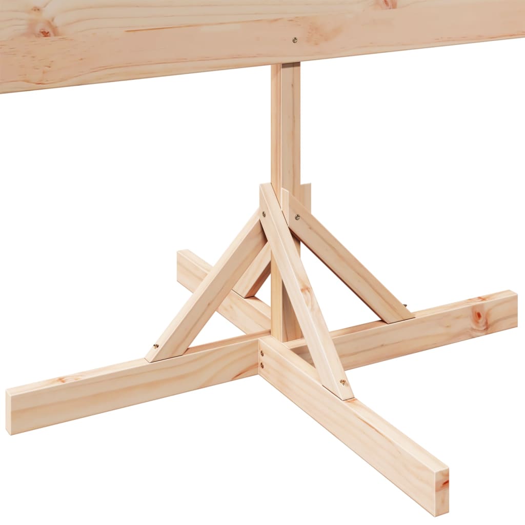 dekorativt juletræ til pynt 180 cm massivt træ