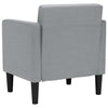 sofastol med armlæn 53 cm stof lysegrå