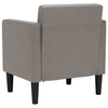 sofastol med armlæn 53 cm stof gråbrun