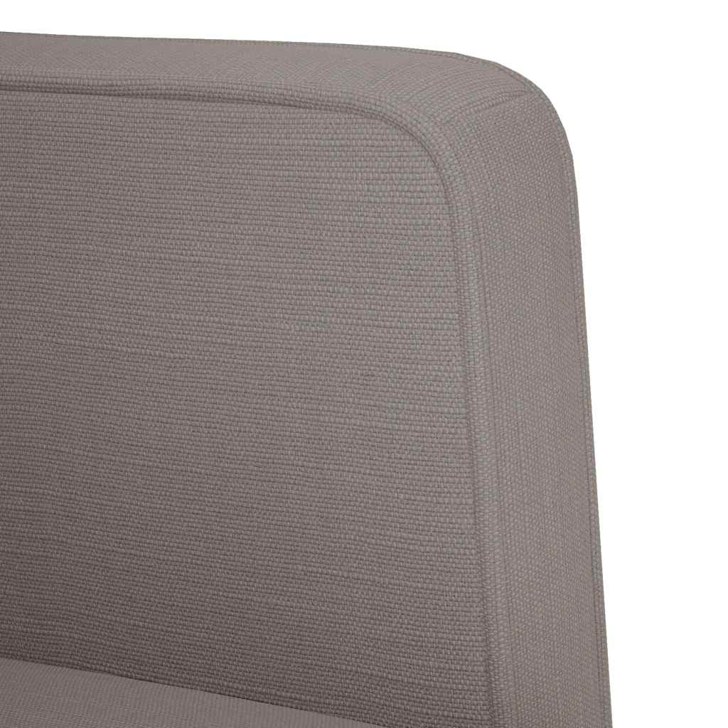 sofastol med armlæn 53 cm stof gråbrun