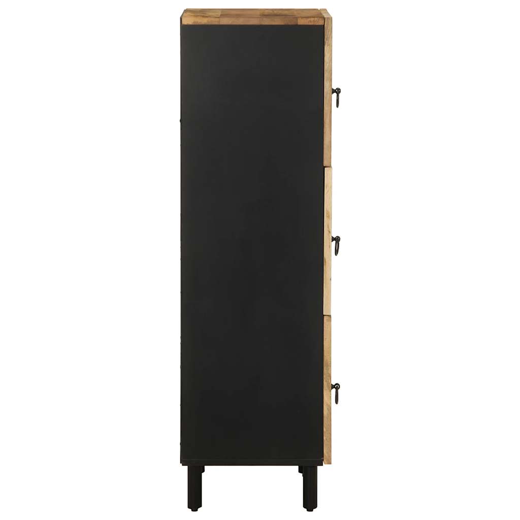 skænk 40x33,5x110 cm massivt ru mangotræ