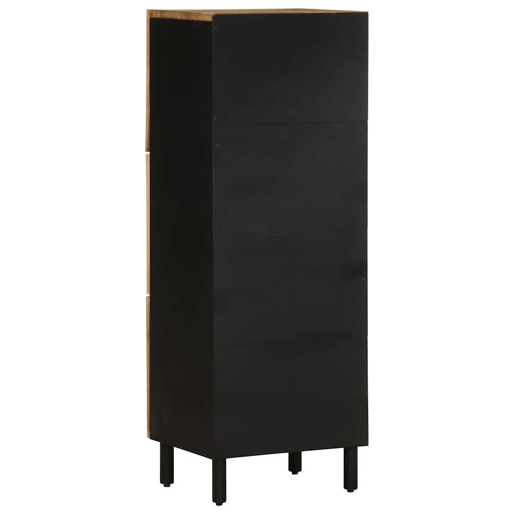 skænk 40x33,5x110 cm massivt ru mangotræ
