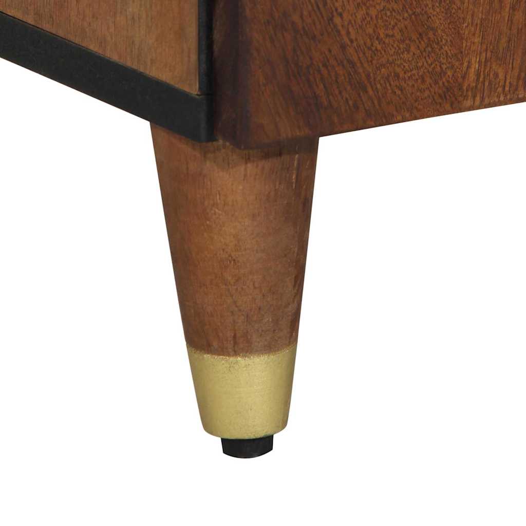 Sideboard honningfarvet 38 x 33,5 x 160 cm Massivt mangotræ