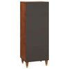 Høj skab Brun 40 x 33.5 x 110 cm Rattan og solid mango træ