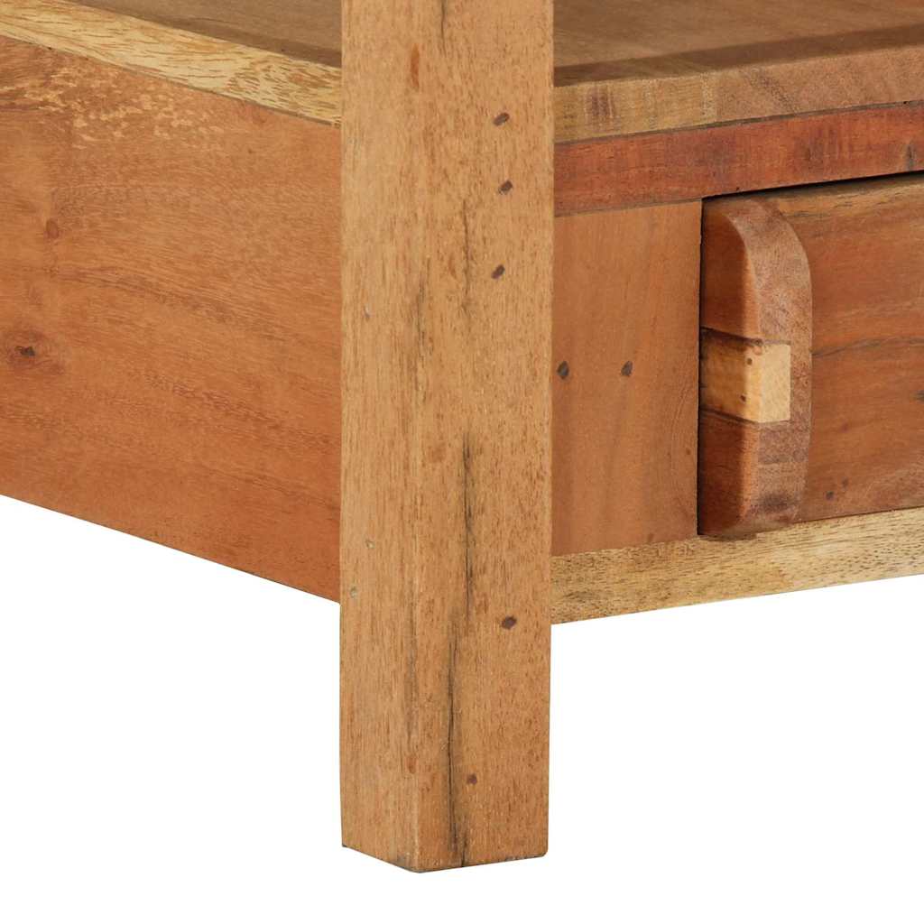 TV-skab med skuffe Brun 83 x 33 x 46 cm Massivt genbrugstræ