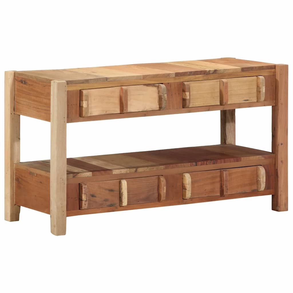 TV-skab med skuffe Brun 83 x 33 x 46 cm Massivt genbrugstræ