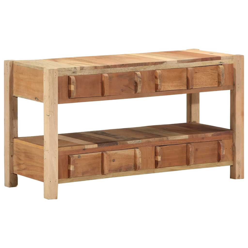 TV-skab med skuffe Brun 83 x 33 x 46 cm Massivt genbrugstræ
