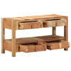 TV-skab med skuffe Brun 83 x 33 x 46 cm Massivt genbrugstræ