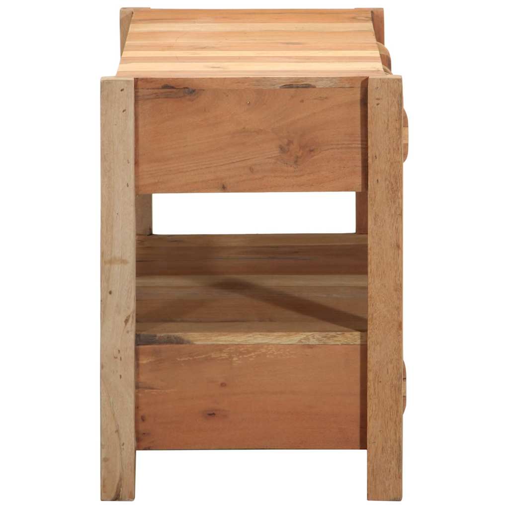 TV-skab med skuffe Brun 83 x 33 x 46 cm Massivt genbrugstræ