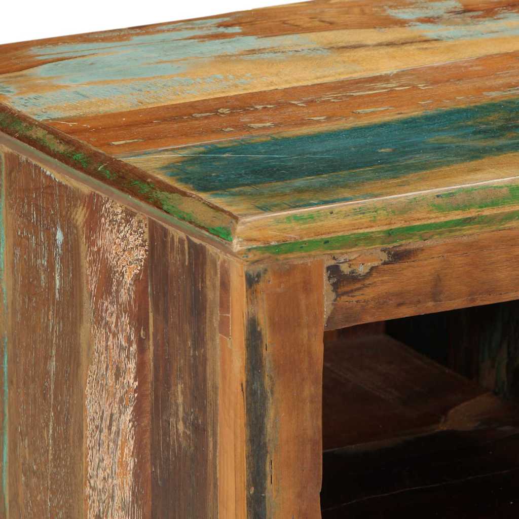 Sko skab Brun 110 x 35 x 40 cm Massivt genbrugstræ