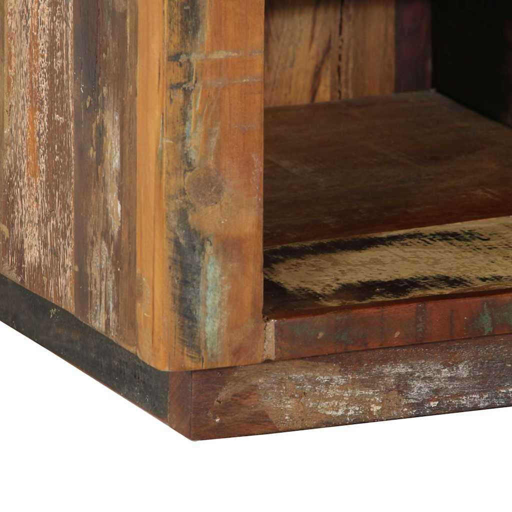 Sko skab Brun 110 x 35 x 40 cm Massivt genbrugstræ