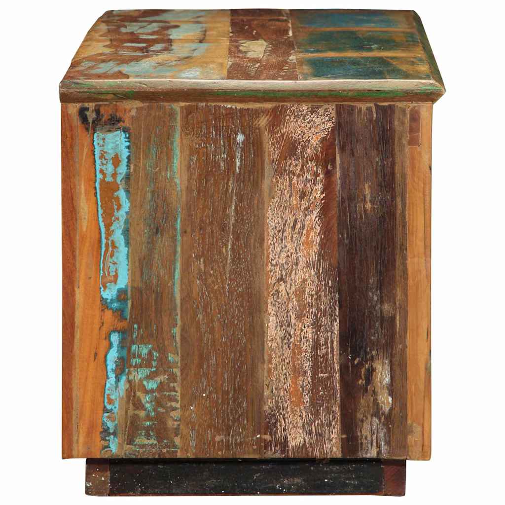 Sko skab Brun 110 x 35 x 40 cm Massivt genbrugstræ