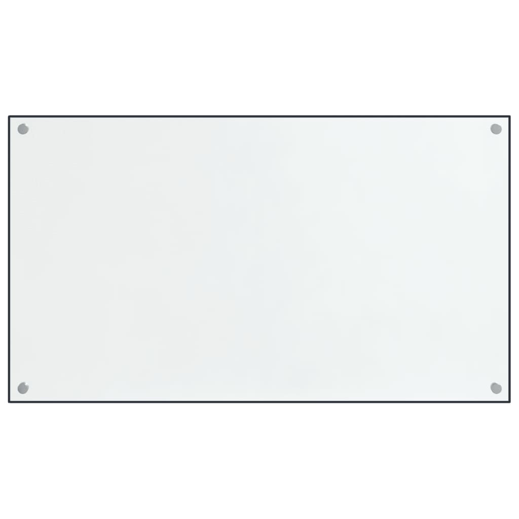 stænkplader 2 stk. 70x40 cm hærdet glas gennemsigtig