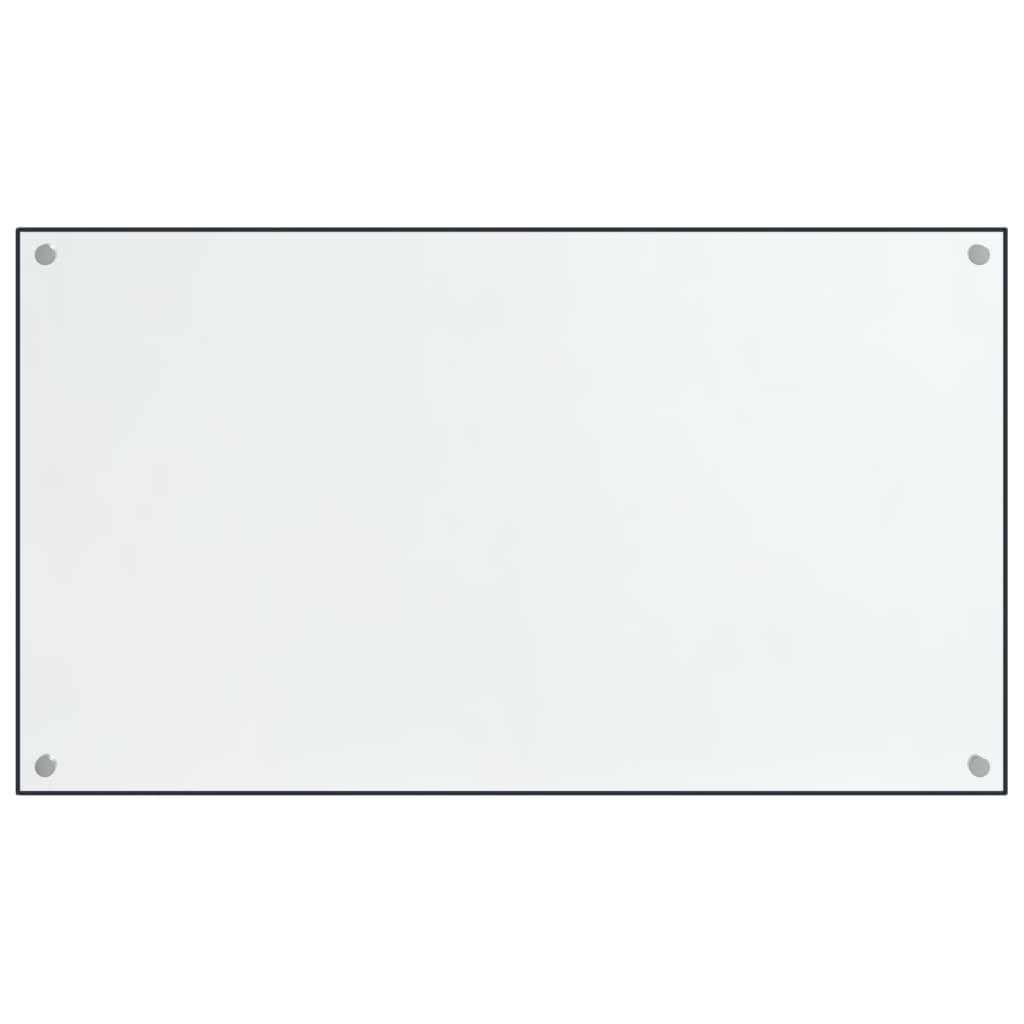 stænkplader 2 stk. 70x50 cm hærdet glas gennemsigtig
