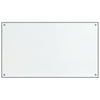 stænkplader 2 stk. 70x50 cm hærdet glas gennemsigtig