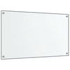 stænkplader 2 stk. 70x50 cm hærdet glas gennemsigtig
